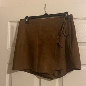 Brown skort from Abercrombie